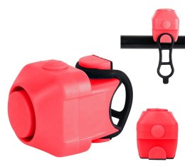 AG496C Dzwonek rowerowy elektryczny red