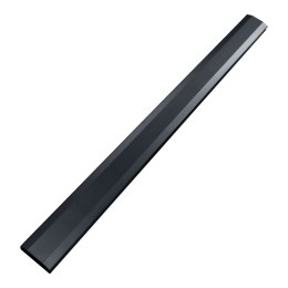 Aluminiowa maskownica kabli z systemem click-lock dł. 110 cm, czarna