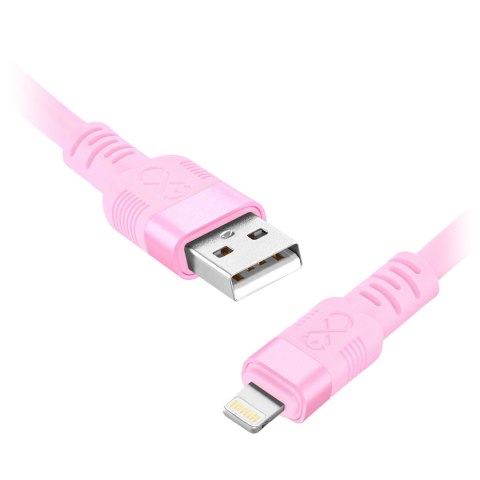 Kabel USB-A - Lightning eXc WHIPPY Pro, 0.9M, 29W, szybkie ładowanie, kolor mix pastelowy Kabel USB-A - Lightning eXc WHIPPY Pro, 0.9M, 29W, szybkie ładowanie, kolor mix pastelowy