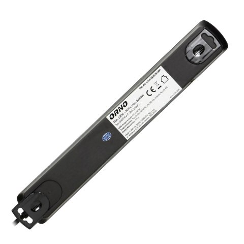 Listwa przeciwprzepięciowa, 6 gniazd 2P+Z (Schuko), kabel 3x1,5mm?, długość 3m, czarna, 16A/230 VAC, z ochronnikiem przeciwprzep Listwa przeciwprzepięciowa, 6 gniazd 2P+Z (Schuko), kabel 3x1,5mm?, długość 3m, czarna, 16A/230 VAC, z ochronnikiem przeciwprzep