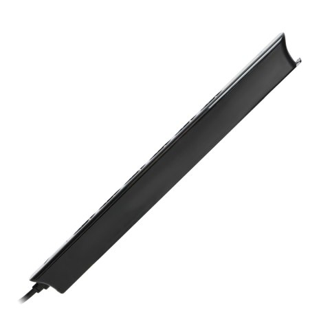 Listwa przeciwprzepięciowa, 6 gniazd 2P+Z (Schuko), kabel 3x1,5mm?, długość 3m, czarna, 16A/230 VAC, z ochronnikiem przeciwprzep Listwa przeciwprzepięciowa, 6 gniazd 2P+Z (Schuko), kabel 3x1,5mm?, długość 3m, czarna, 16A/230 VAC, z ochronnikiem przeciwprzep