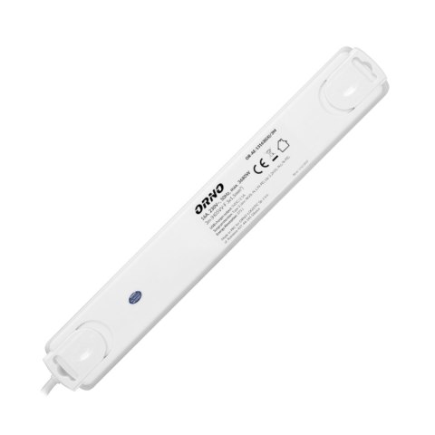 Listwa przeciwprzepięciowa, 6 gniazd 2P+Z (schuko), kabel 3x1,5mm?, długość 3m, z wyłącznikiem podświetlanym dwutorowym. 16A/230 Listwa przeciwprzepięciowa, 6 gniazd 2P+Z (schuko), kabel 3x1,5mm?, długość 3m, z wyłącznikiem podświetlanym dwutorowym. 16A/230