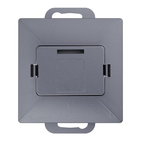 Płytka czołowa + 1xRJ45 Pearl, PC+ARJ45/P1, antracyt Płytka czołowa + 1xRJ45 Pearl, PC+ARJ45/P1, antracyt
