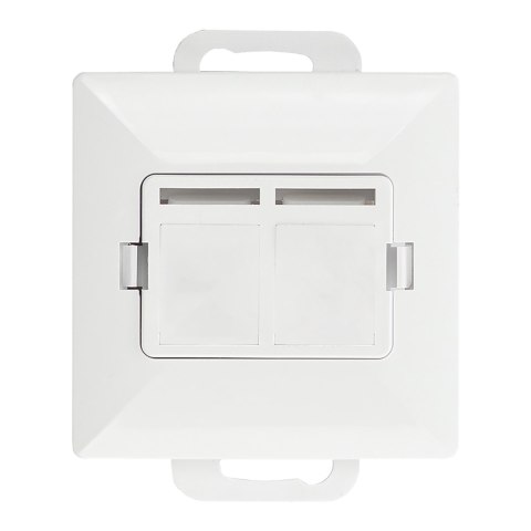 Płytka czołowa + 2xRJ45 Pearl, PC+ARJ45/P2, biały Płytka czołowa + 2xRJ45 Pearl, PC+ARJ45/P2, biały