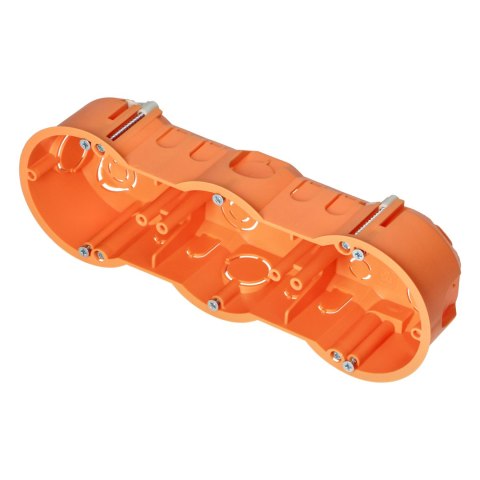 Puszka podtynkowa 60 mm płytka trzykrotna do G/K Puszka podtynkowa 60 mm płytka trzykrotna do G/K