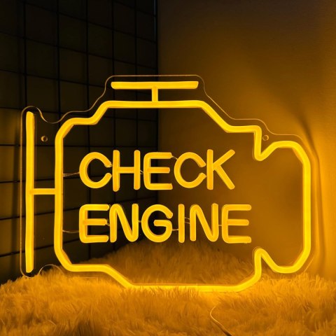 ZD135 Check engine neon led 30x22 ZD135 Check engine neon led 30x22