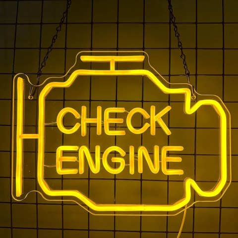 ZD135 Check engine neon led 30x22 ZD135 Check engine neon led 30x22