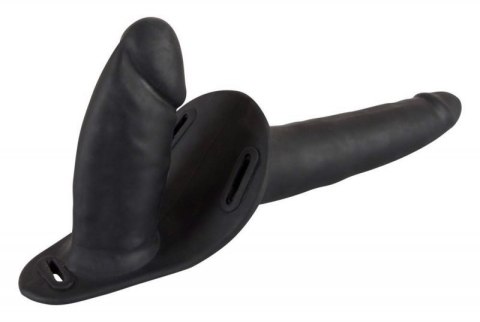 Double Strap On Black Silicone Double Strap On Black Silicone