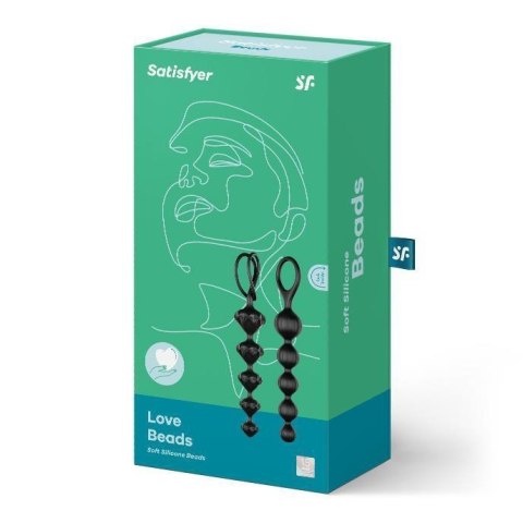 Zestaw - Satisfyer Love Beads (set of 2) (Black) Zestaw - Satisfyer Love Beads (set of 2) (Black)