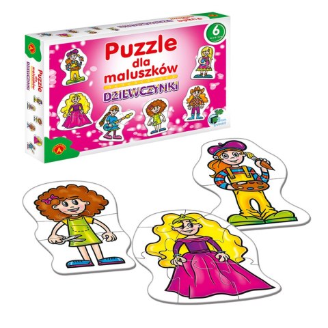 ALEXANDER PUZZLE DLA MALUSZKÓW - DZIEWCZYNKI 2+ ALEXANDER PUZZLE DLA MALUSZKÓW - DZIEWCZYNKI 2+