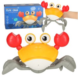 KRAB UCIEKAJĄCY PEŁZAJĄCY CZUJNIK INTERAKTYWNA AKUMULATOR USB CZERWONY