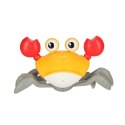 KRAB UCIEKAJĄCY PEŁZAJĄCY CZUJNIK INTERAKTYWNA AKUMULATOR USB CZERWONY