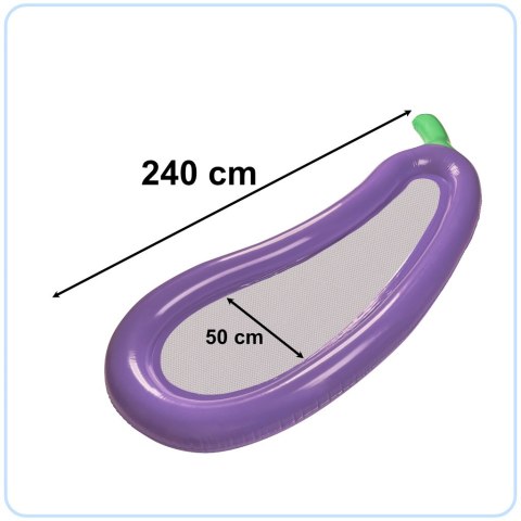 MATERAC DMUCHANY SIATECZKOWY BAKŁAŻAN 240CM MATERAC DMUCHANY SIATECZKOWY BAKŁAŻAN 240CM