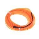 OŚWIETLENIE AMBIENTOWE LED DO SAMOCHODU / AUTA USB / 12V TAŚMA 5M POMARAŃCZOWA