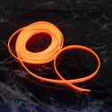 OŚWIETLENIE AMBIENTOWE LED DO SAMOCHODU / AUTA USB / 12V TAŚMA 5M POMARAŃCZOWA