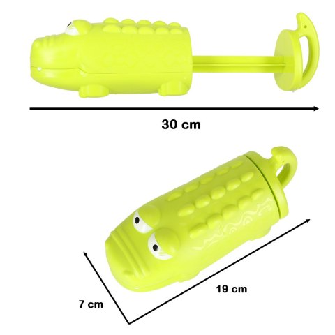 PISTOLET NA WODĘ STRZYKAWKA SIKAWKA BROŃ WODNA KROKODYLEK 19-30CM PISTOLET NA WODĘ STRZYKAWKA SIKAWKA BROŃ WODNA KROKODYLEK 19-30CM