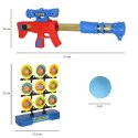 STRZELANIE DO CELU RUCHOMA TARCZA GRA ZRĘCZNOŚCIOWA PISTOLET PIŁKI