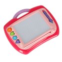 TABLICA MAGNETYCZNA TABLET DO RYSOWANIA ZNIKOPIS STEMPELKI RÓŻOWY XL
