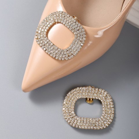 Klipsy do butów z kryształkami, cyrkoniami 2 szt. KDB51