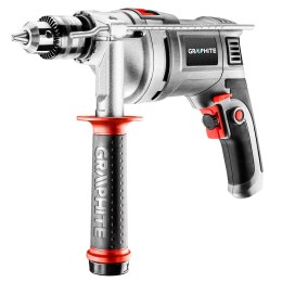 Wiertarka udarowa 850W, uchwyt kluczykowy 13 mm, obroty 0-3000 min??, walizka + 10 wierteł