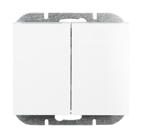 Łącznik p/t świecznikowy Onyx, 10A, 250V, WP-2O, biały Łącznik p/t świecznikowy Onyx, 10A, 250V, WP-2O, biały