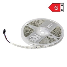 Taśma LED 12V, 5050, 60L/m, 210lm/m, 14,4W/m, IP63, RGB, 5m