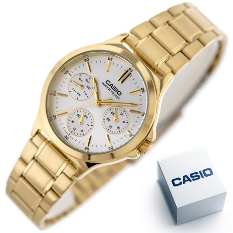 ZEGAREK DAMSKI CASIO LTP-V300G-7A (ZD566B) + BOX ZEGAREK DAMSKI CASIO LTP-V300G-7A (ZD566B) + BOX