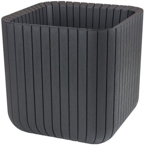 Doniczka Keter Cube Wood Planter L antracyt Doniczka Keter Cube Wood Planter L antracyt
