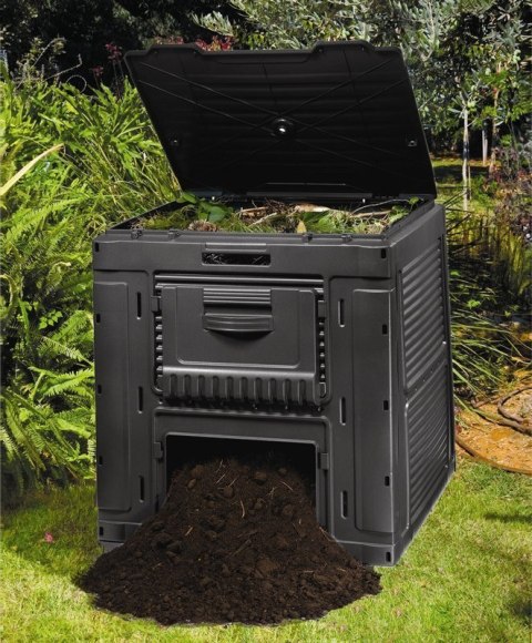 Kompostownik z podstawką Keter E-composter 470L czarny Kompostownik z podstawką Keter E-composter 470L czarny