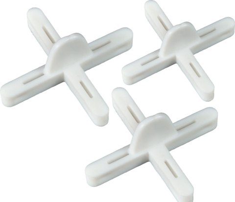 Krzyżyki dystansowe z uchwytem 2,5 mm, 70 szt., proline Krzyżyki dystansowe z uchwytem 2,5 mm, 70 szt., proline
