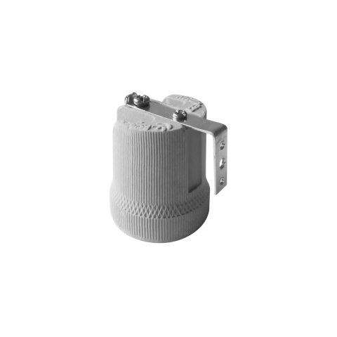 Oprawka porcelanowa E27 z wspornikiem Oprawka porcelanowa E27 z wspornikiem