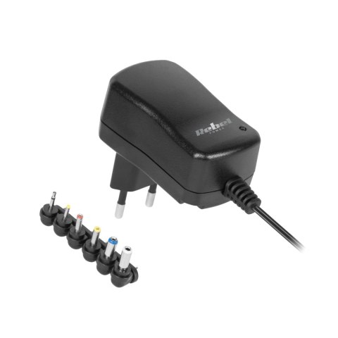 Zasilacz stabilizowany z regulacją Rebel 12V 600mA Zasilacz stabilizowany z regulacją Rebel 12V 600mA