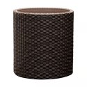 Donica okrągła CYLINDER PLANTER M whiskey brown
