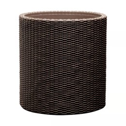 Donica okrągła CYLINDER PLANTER M whiskey brown
