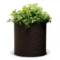 Donica okrągła CYLINDER PLANTER M whiskey brown