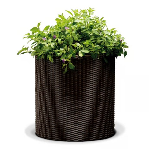 Donica okrągła CYLINDER PLANTER M whiskey brown Donica okrągła CYLINDER PLANTER M whiskey brown