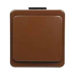 Łącznik zwierny n/t 10A, 250V, światło/dzwonek IP44, SMART, brązowy