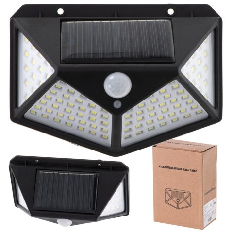 LAMPA SOLARNA CZUJNIK RUCHU I ZMIERZCHU 100 LED LAMPA SOLARNA CZUJNIK RUCHU I ZMIERZCHU 100 LED