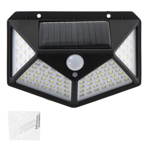LAMPA SOLARNA CZUJNIK RUCHU I ZMIERZCHU 100 LED LAMPA SOLARNA CZUJNIK RUCHU I ZMIERZCHU 100 LED