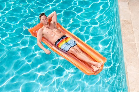 MATERAC DMUCHANY PLAŻOWY BESTWAY 44013 POMARAŃCZOWY MATERAC DMUCHANY PLAŻOWY BESTWAY 44013 POMARAŃCZOWY