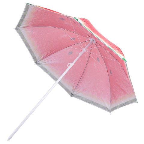 PARASOL OGRODOWY PLAŻOWY REGULOWANY ŁAMANY 150CM ARBUZ UV PARASOL OGRODOWY PLAŻOWY REGULOWANY ŁAMANY 150CM ARBUZ UV
