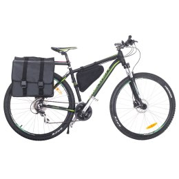 TORBA SAKWA RALLEX ROWEROWA PODWÓJNA DWUKOMOROWA BOCZNA NA ROWER BAGAŻNIK 35L