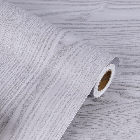 FOLIA ROLKA SAMOPRZYLEPNA OKLEINA TAPETA DĄB SREBRNO-SZARY 1,22X50M FOLIA ROLKA SAMOPRZYLEPNA OKLEINA TAPETA DĄB SREBRNO-SZARY 1,22X50M