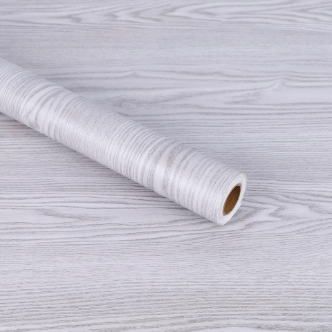 FOLIA ROLKA SAMOPRZYLEPNA OKLEINA TAPETA DĄB SREBRNO-SZARY 1,22X50M FOLIA ROLKA SAMOPRZYLEPNA OKLEINA TAPETA DĄB SREBRNO-SZARY 1,22X50M