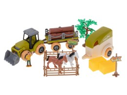 GOSPODARSTWO ROLNE FARMA TRAKTOR MASZYNY ROLNICZE ZWIERZĘTA ZAGRODA KONIE + ŚRUBOKRĘT