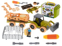 GOSPODARSTWO ROLNE FARMA TRAKTOR MASZYNY ROLNICZE ZWIERZĘTA ZAGRODA OWCE + ŚRUBOKRĘT