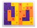 GRA LOGICZNA UKŁADANKA KLOCKI TETRIS ŁAMIGŁÓWKA+ KARTY 42EL.