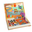 KSIĄŻECZKA MAGNETYCZNA UKŁADANKA PUZZLE Z MAGNESEM ŚRODKI TRANSPORTU
