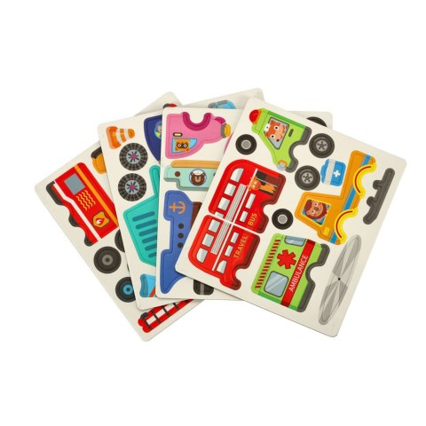 KSIĄŻECZKA MAGNETYCZNA UKŁADANKA PUZZLE Z MAGNESEM ŚRODKI TRANSPORTU KSIĄŻECZKA MAGNETYCZNA UKŁADANKA PUZZLE Z MAGNESEM ŚRODKI TRANSPORTU