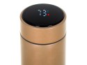 KUBEK BIDON TERMICZNY TERMOS SMART LED 500ML ZŁOTY